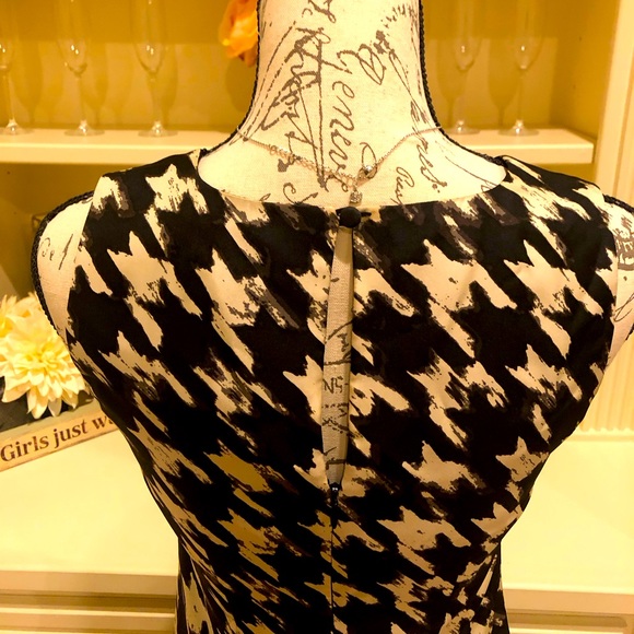 J.Crew Houndstooth Silk Dress w/Ruffle Hem:XS Limited Time Closet Clean-out Sale - Picture 5 of 5